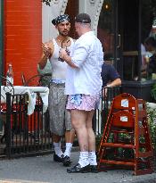 Sam Smith with his partner in New York City - NYC