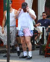 Sam Smith with his partner in New York City - NYC
