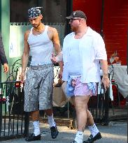 Sam Smith with his partner in New York City - NYC