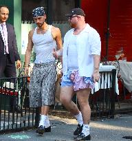 Sam Smith with his partner in New York City - NYC