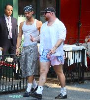 Sam Smith with his partner in New York City - NYC