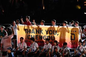 World Games 2025 Closing Ceremony in Chengdu - Chin