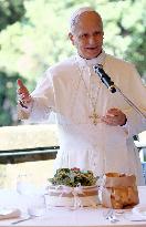Pope Leo XIV Have Lunch With One Hundred Poor People - Castel Gandolfo