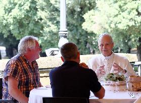 Pope Leo XIV Have Lunch With One Hundred Poor People - Castel Gandolfo