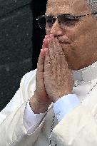 Pope Leo XIV Leads The Angelus Prayer - Castel Gandolfo