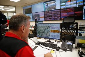 Sanchez visits the Fire Fighting OCC - Galicia
