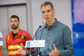 Sanchez visits the Fire Fighting OCC - Galicia