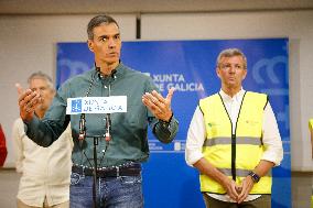 Sanchez visits the Fire Fighting OCC - Galicia