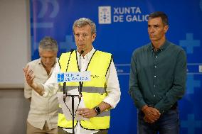 Sanchez visits the Fire Fighting OCC - Galicia