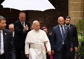 Pope Leo XIV Leads Mass in Albano - Italy