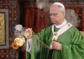 Pope Leo XIV Leads Mass in Albano - Italy