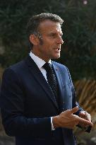 Videoconference Between Emmanuel Macron And The Coalition Of The Willing - Bormes-les-Mimosas