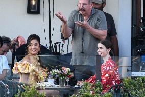 Ashley Park and Her Boyfriend Spotted During Emily in Paris Set - Venice