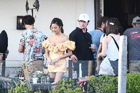 Ashley Park and Her Boyfriend Spotted During Emily in Paris Set - Venice