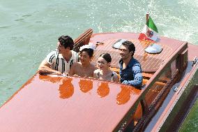 Lily Collins and Cast on Emily in Paris Set in Venice - Italy