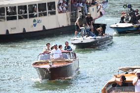 Lily Collins and Cast on Emily in Paris Set in Venice - Italy