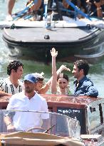 Lily Collins and Cast on Emily in Paris Set in Venice - Italy