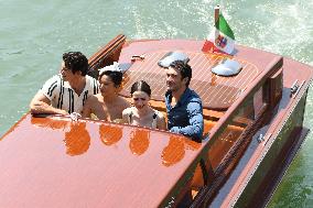 Lily Collins and Cast on Emily in Paris Set in Venice - Italy