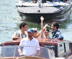 Lily Collins and Cast on Emily in Paris Set in Venice - Italy
