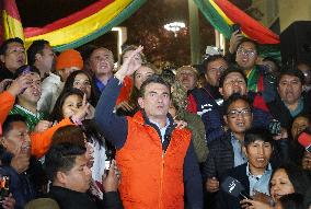 Centrist Rodrigo Paz Leads of Bolivia Presidential - La Paz