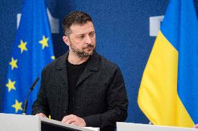 Zelensky Meets Von Der Leyen - Brussels