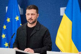 Zelensky Meets Von Der Leyen - Brussels