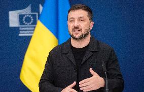 Zelensky Meets Von Der Leyen - Brussels