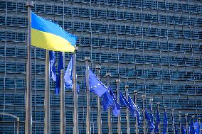 Zelensky Meets Von Der Leyen - Brussels