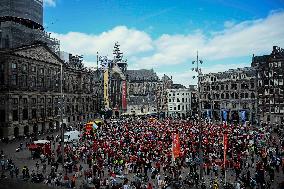 Pro-Palestine Protest - Amsterdam
