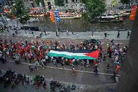 Pro-Palestine Protest - Amsterdam