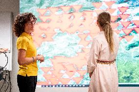 Sara Aagesen Addresses Media at Wildfire Center - Spain