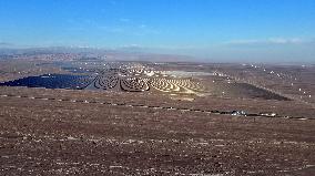 Gobi Desert Expressway in Hami