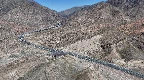 Gobi Desert Expressway in Hami