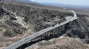 Gobi Desert Expressway in Hami