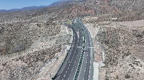 Gobi Desert Expressway in Hami