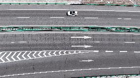 Gobi Desert Expressway in Hami