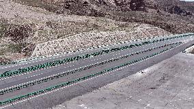 Gobi Desert Expressway in Hami