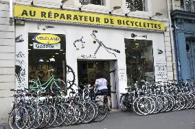 Illustration - Bike - Paris