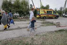 Aftermath Of A Russian Drone Attack In Kharkiv - Ukraine