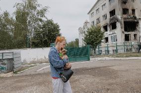 Aftermath Of A Russian Drone Attack In Kharkiv - Ukraine