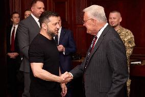 Zelenskyy Meets With U.S. Special Presidential Envoy Keith Kellogg - Washington DC