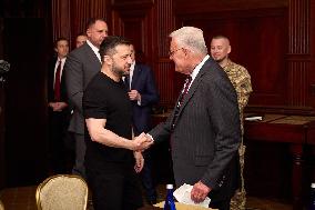 Zelenskyy Meets With U.S. Special Presidential Envoy Keith Kellogg - Washington DC