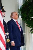 Donald Trump Greets Ukrainian President - Washington