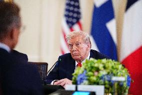 Trump Meets President Zelenskyy of Ukraine and European Leaders