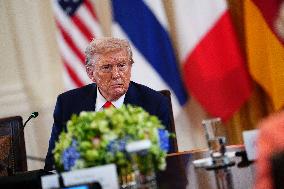 Trump Meets President Zelenskyy of Ukraine and European Leaders