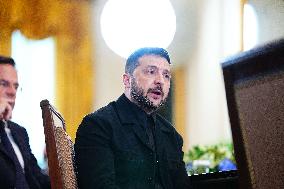 Trump Meets President Zelenskyy of Ukraine and European Leaders