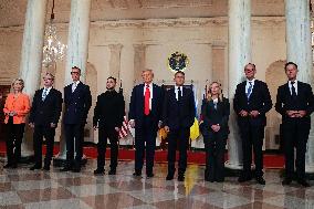 Trump Meets President Zelenskyy of Ukraine and European Leaders