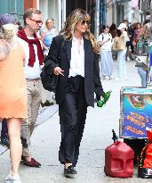 Heidi Klum on Set in New York - NYC