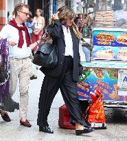 Heidi Klum on Set in New York - NYC