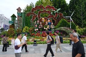 Theme Flower Bed in Beijing